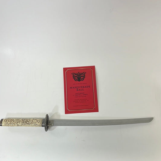 Samurai Sword from Red Notice Fight Scene Movie Prop Y'allywood Props   