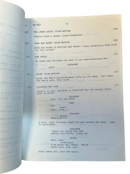 Original Script S3E8 The Bionic Woman (1976-1978) Memorabilia Y'allywood Props