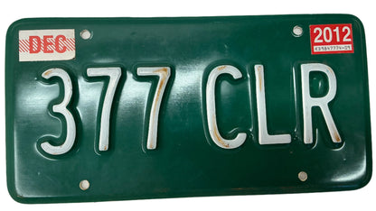 License Plates Franklin & Bash (TV Series 2011-2014) Y'allywood Props 377CLR w/Dec tag Driver's BMW