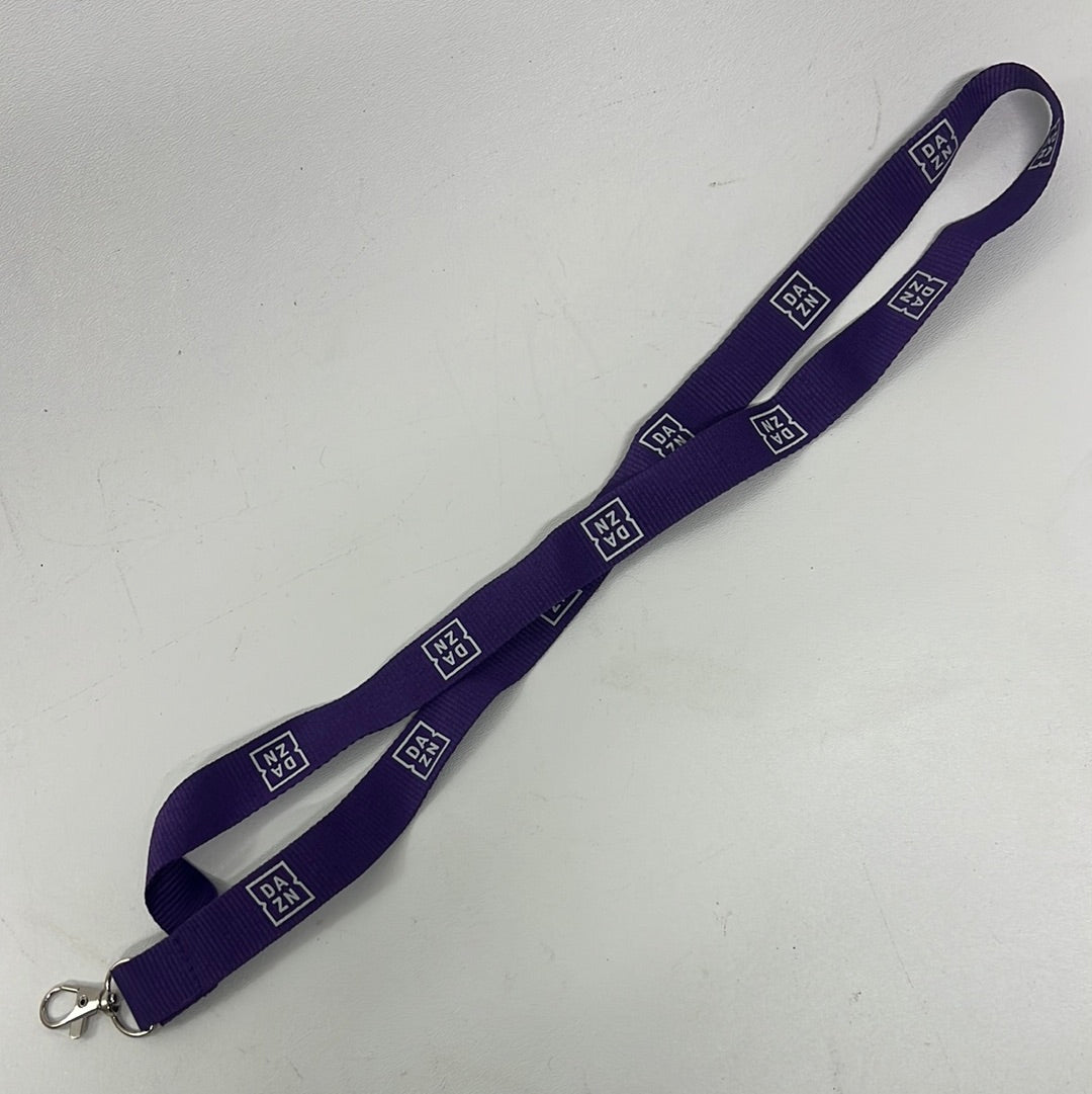 DAZN Lanyard from Creed 3 Movie Prop Y'allywood Props Purple  