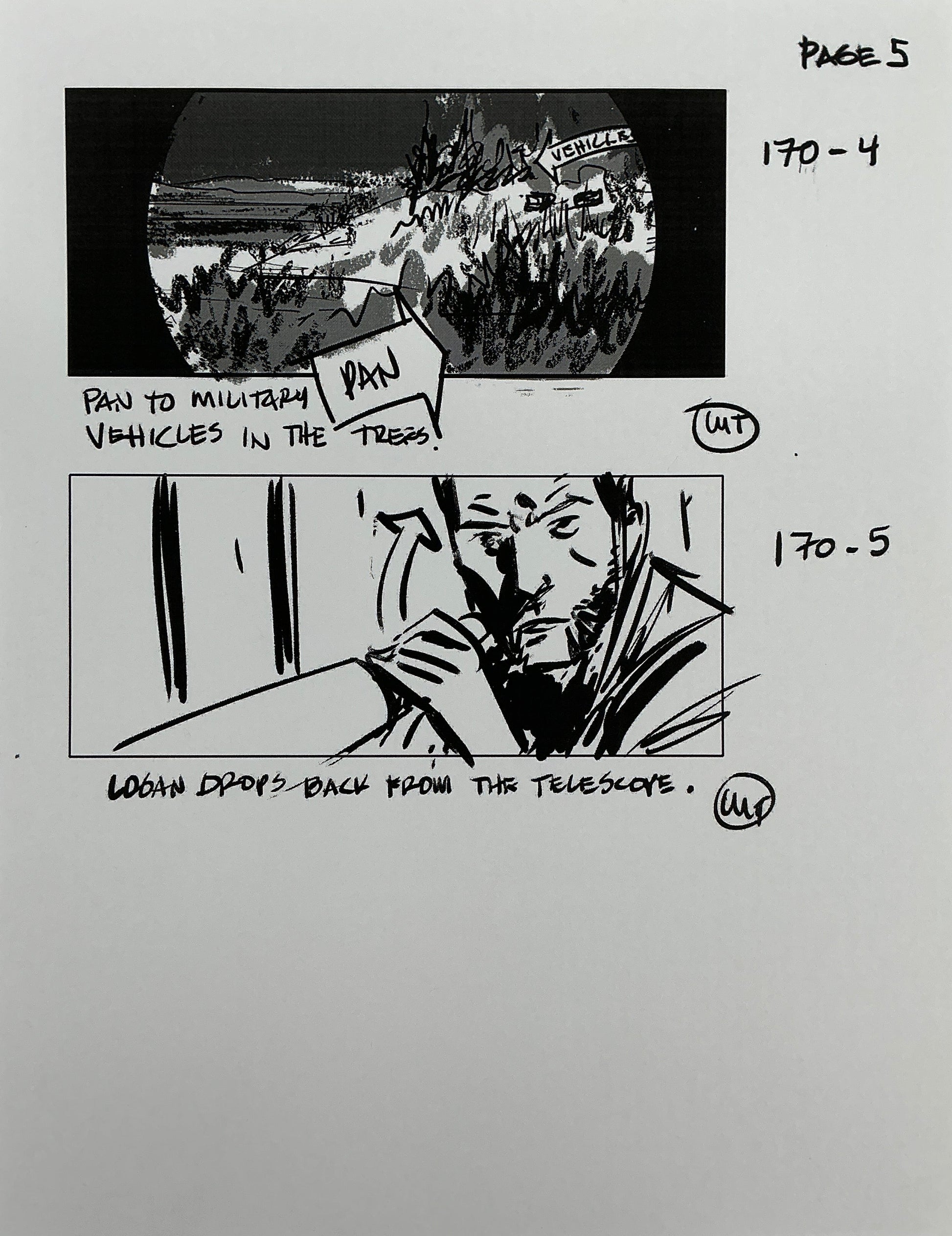Storyboards Eden-Finale Scene 167 Logan (2017) Memorabilia Y'allywood Props 5