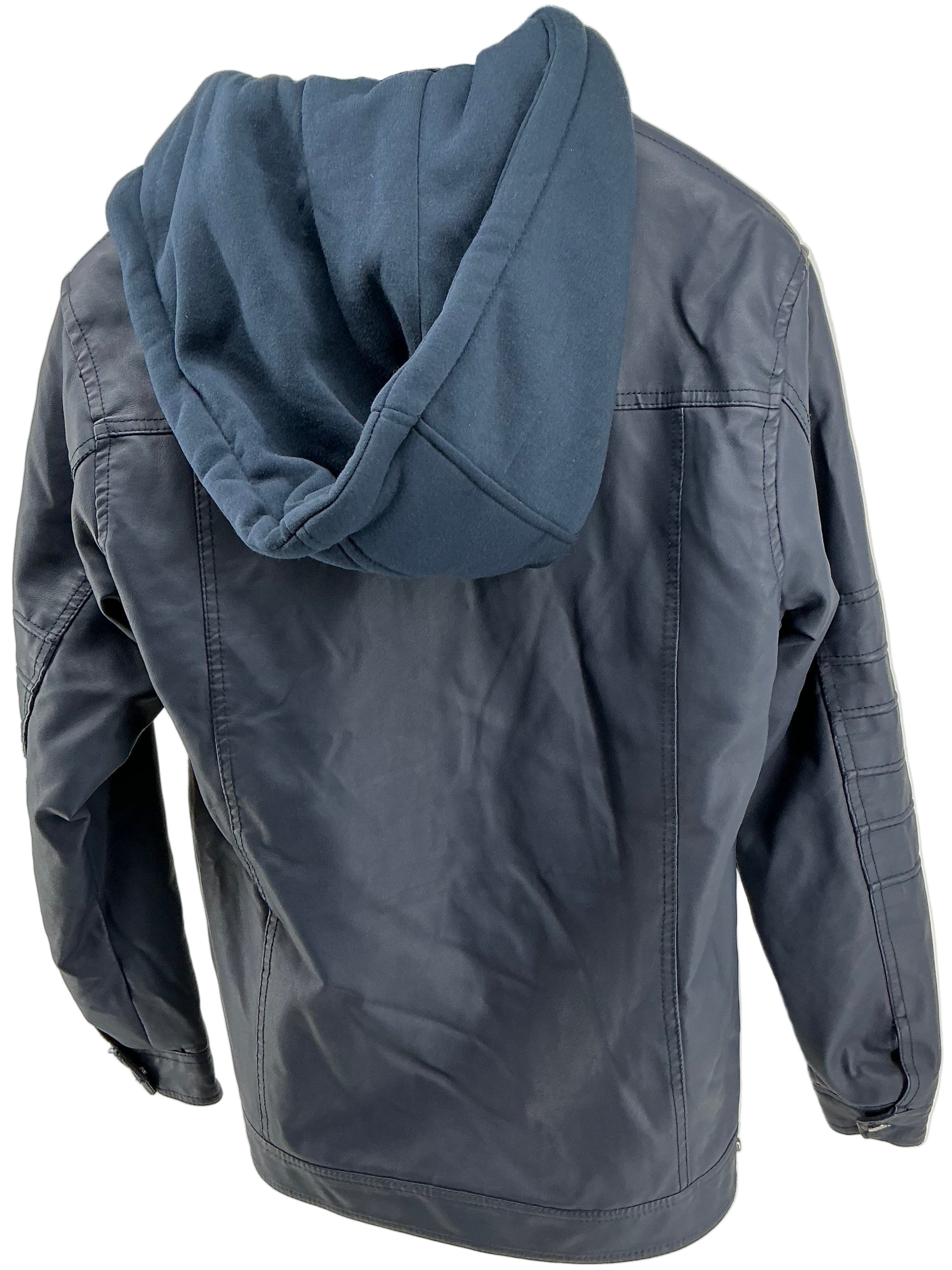 Vertical Sports Men's Faux Leather Jacket Unknown Film Wardrobe Wardrobe Y'allywood Props