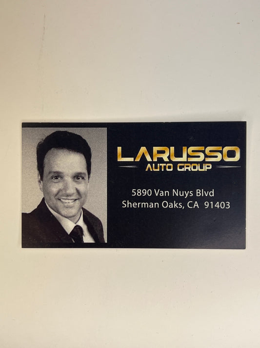 Larusso Auto Group Business Card Cobra Kai Movie Prop Y'allywood Props   