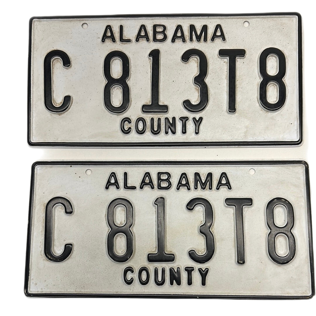 Alabama County License Plates Just Mercy Movie Prop Y'allywood Props C 813T8  