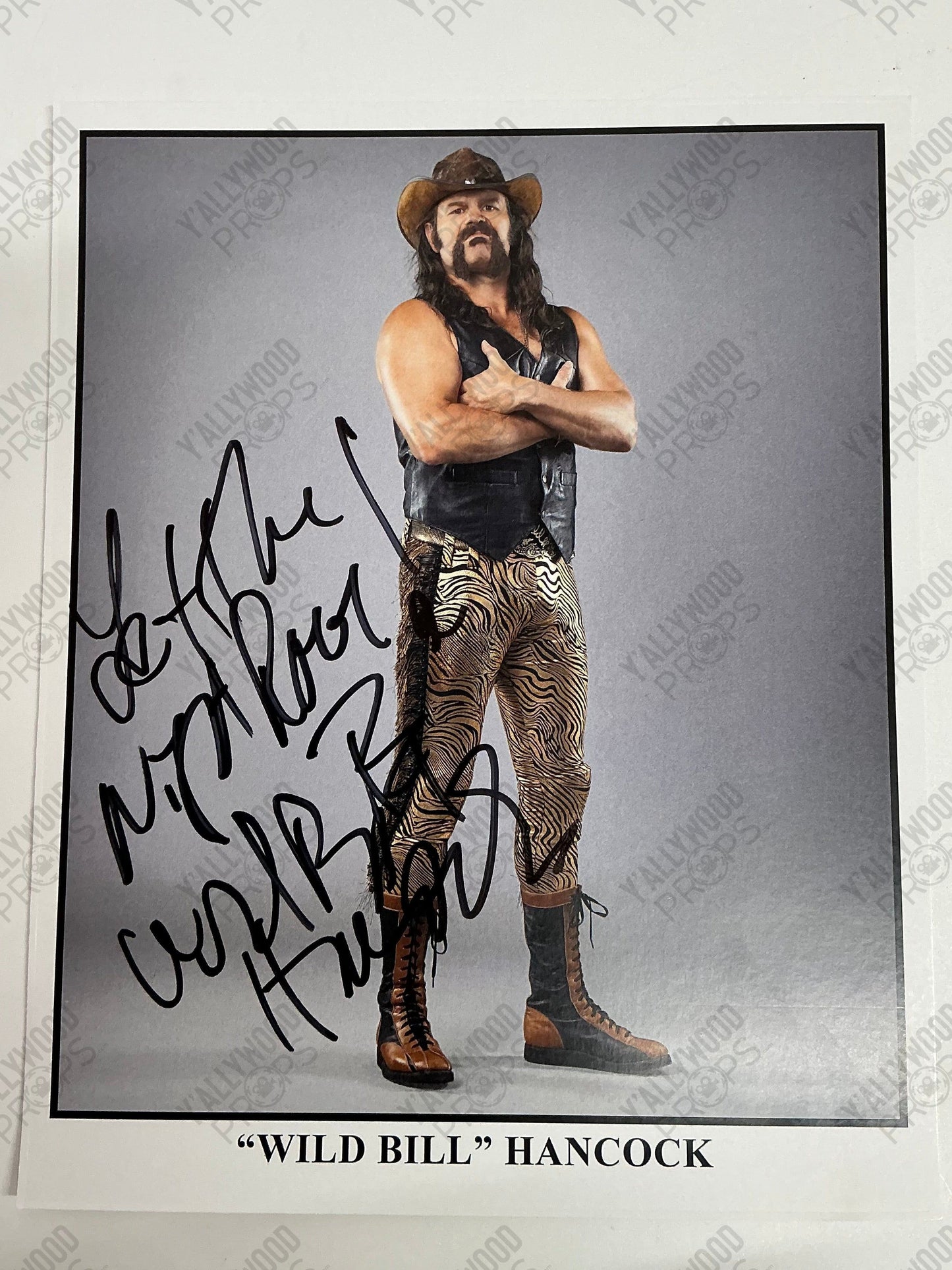 Wild Bill Autographed 8x10 S2E4 Heels (2021) Movie Prop Y'allywood Props C