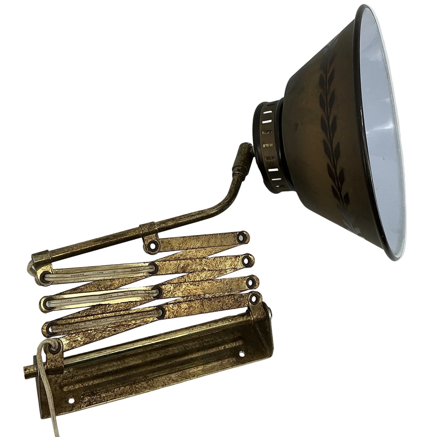 Accordion Light from Hopper's Cabin Stranger Things (2016-2025) Movie Prop Y'allywood Props