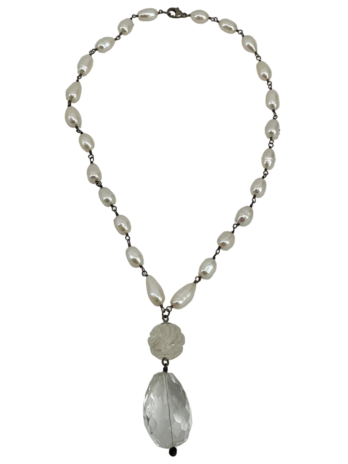 Nicole Kidman's Silver & Pearl Necklace Boy Erased (2018) Movie Prop Y'allywood Props