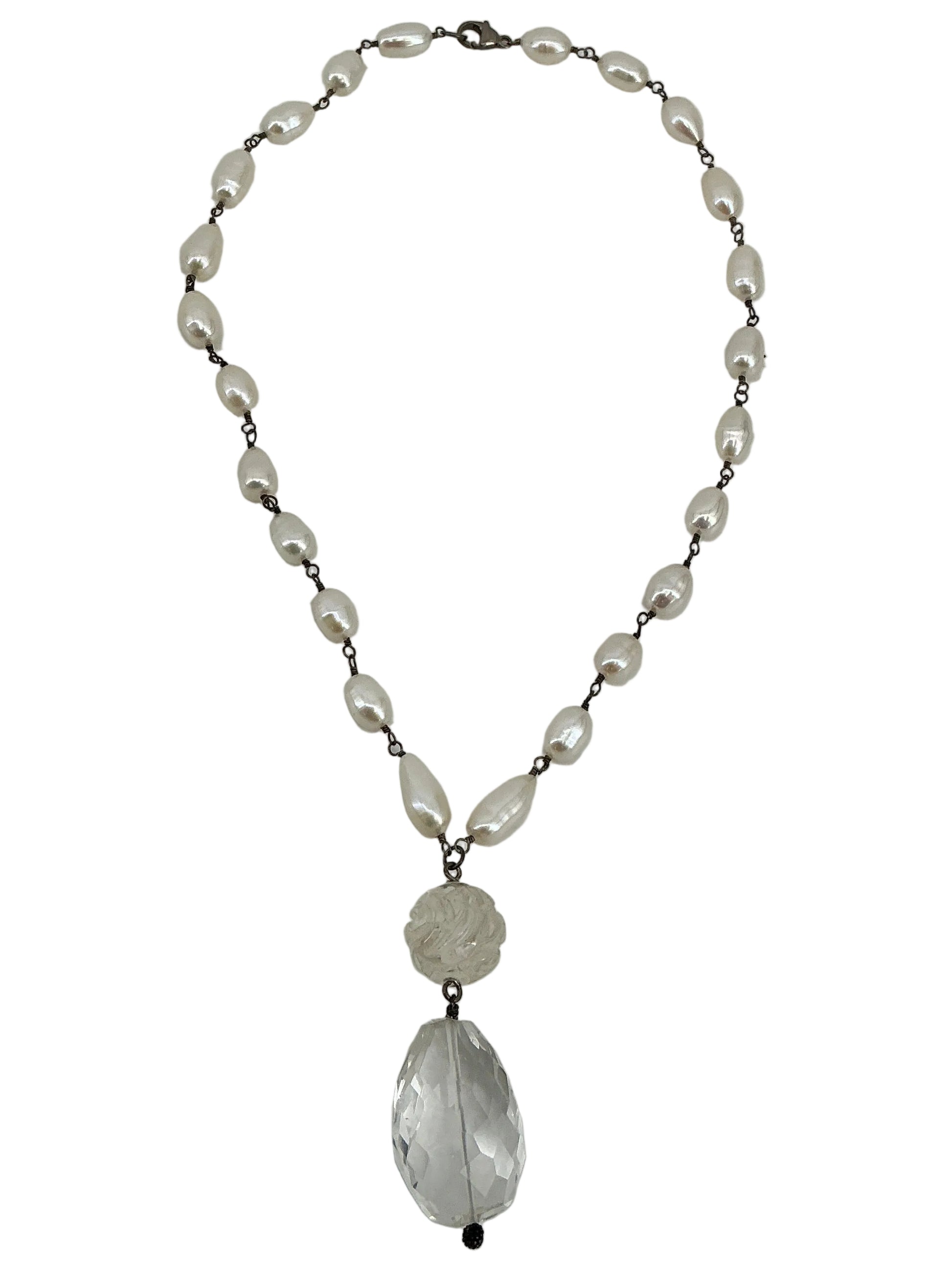 Nicole Kidman's Silver & Pearl Necklace Boy Erased (2018) Movie Prop Y'allywood Props