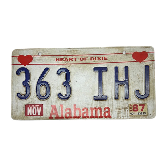 Jamie Foxx’s 1987 License Plate Just Mercy Movie Prop Y'allywood Props   