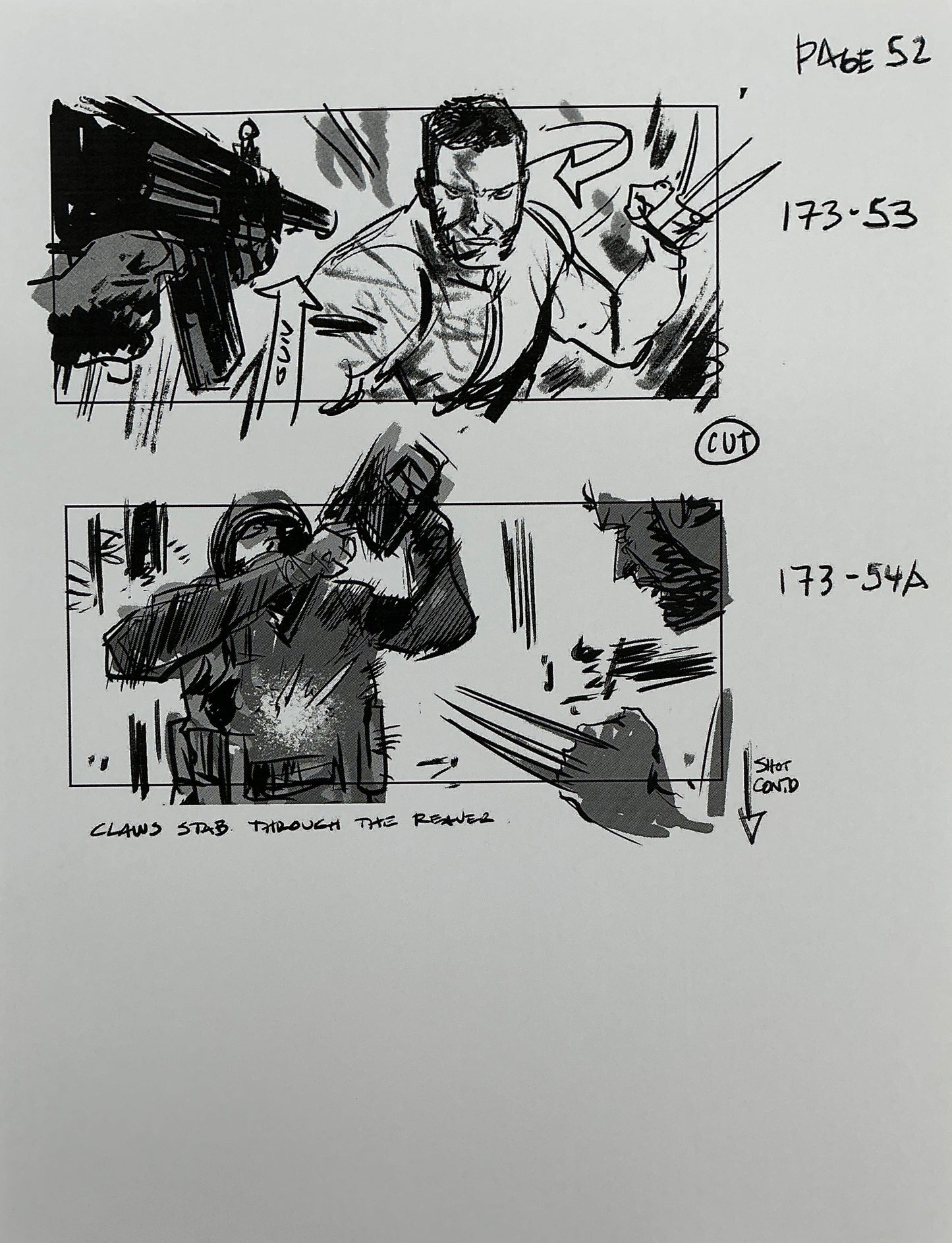 Storyboards Eden-Finale Scene 167 Logan (2017)