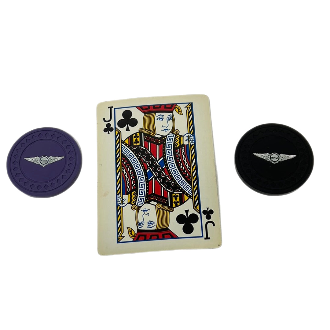 NWA Poker Chips and Card from Soul Plane Movie Prop Y'allywood Props Jack Clubs  