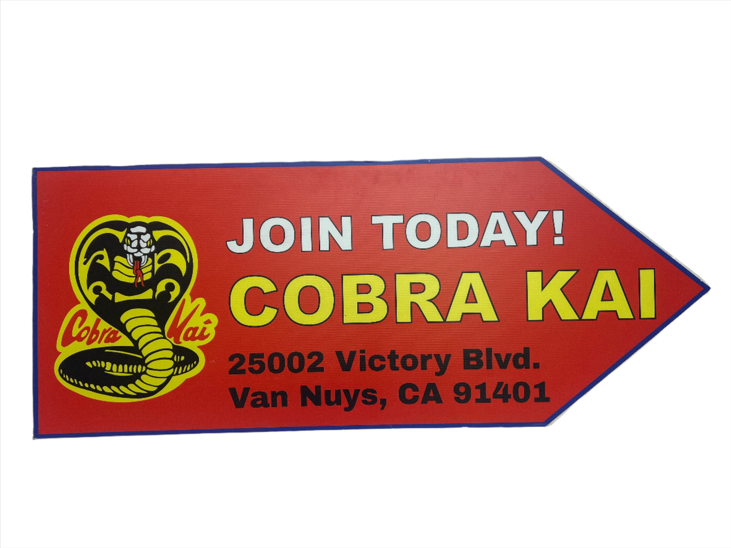 Twirl Sign S1E3 Cobra Kai Movie Prop Y'allywood Props   