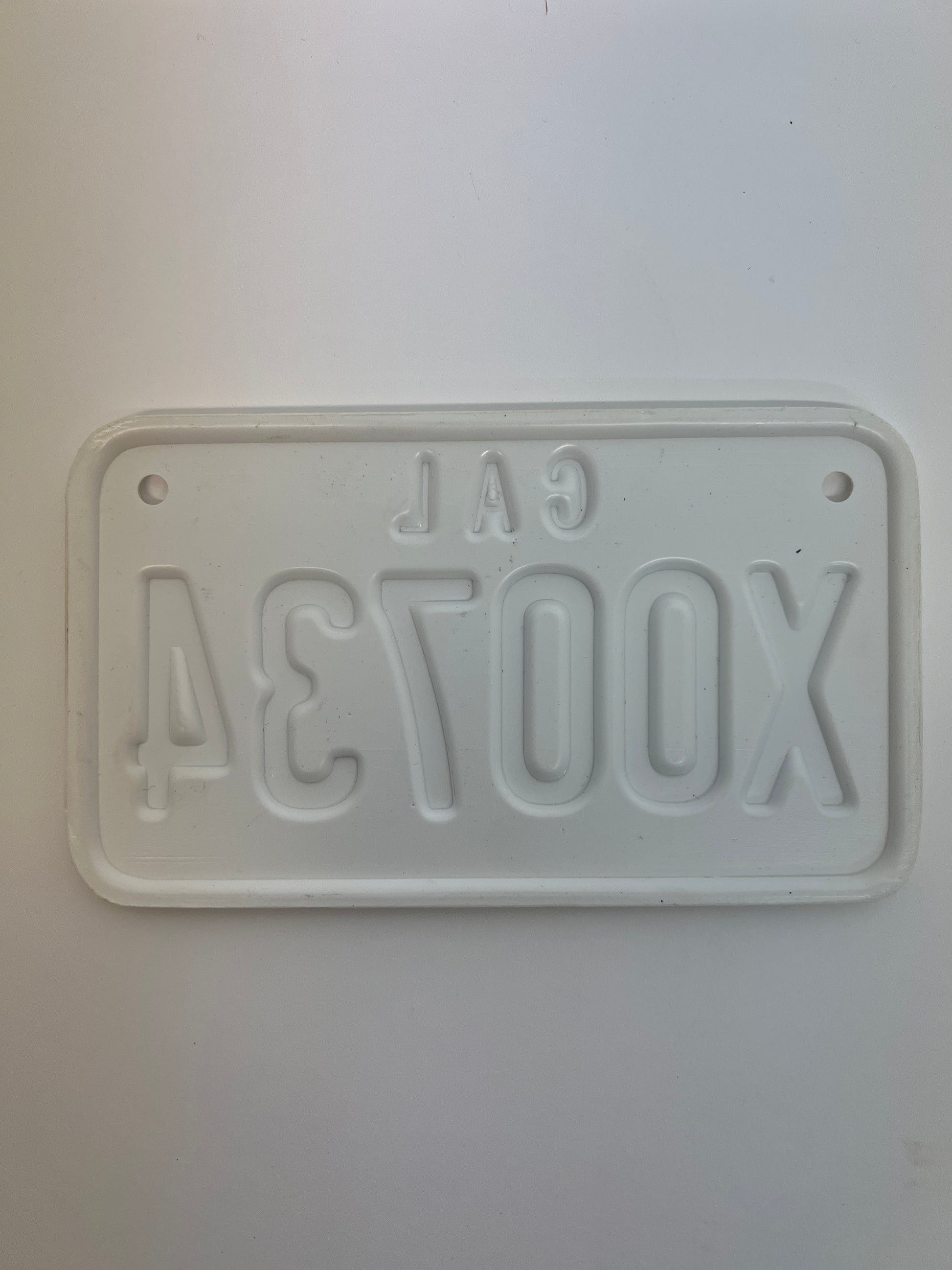 Motorcycle Plate S3E3 Cobra Kai Movie Prop Y'allywood Props   