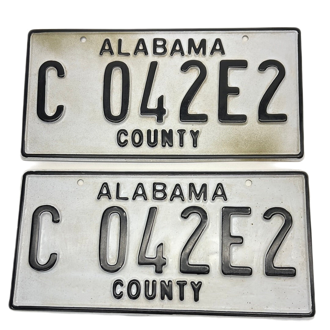 Alabama County License Plates Just Mercy Movie Prop Y'allywood Props C 042E2  