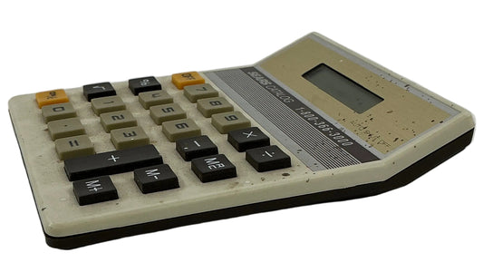 Calculator from Hopper's Cabin Stranger Things (2016-2025) Movie Prop Y'allywood Props
