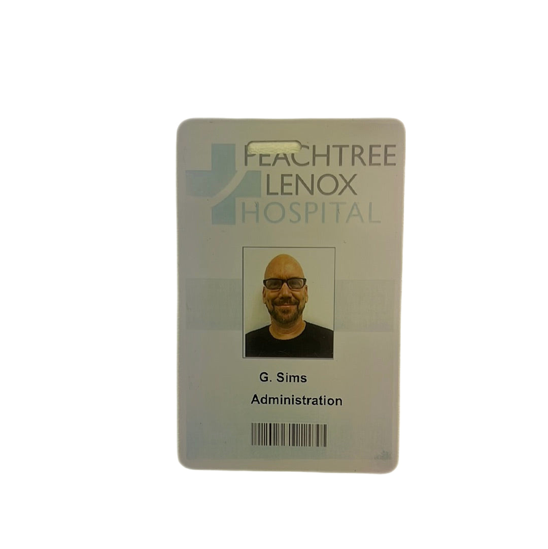 Peachtree Lenox Hospital ID Badges Survivor’s Remorse Movie Prop Y'allywood Props   