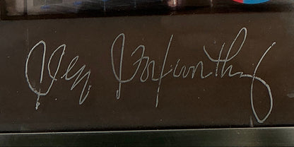 Jeff Foxworthy Signed Poker Chip Display Orleans Arena. Memorabilia Y'allywood Props