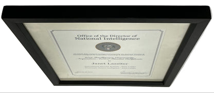 Janet Lassiter’s National Intelligence Award Gemini Man (2019) Movie Prop Y'allywood Props