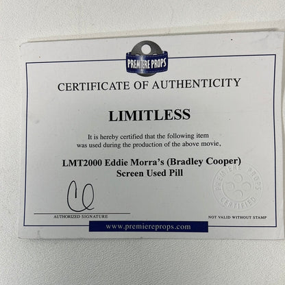 Limitless Screen Used Pill Movie Prop Atlanta Brick Co   