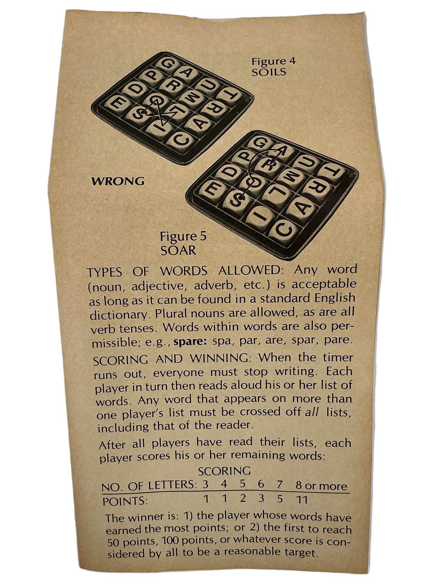 Boggle Game from Hopper's Cabin Stranger Things (2016-2025) Movie Prop Y'allywood Props