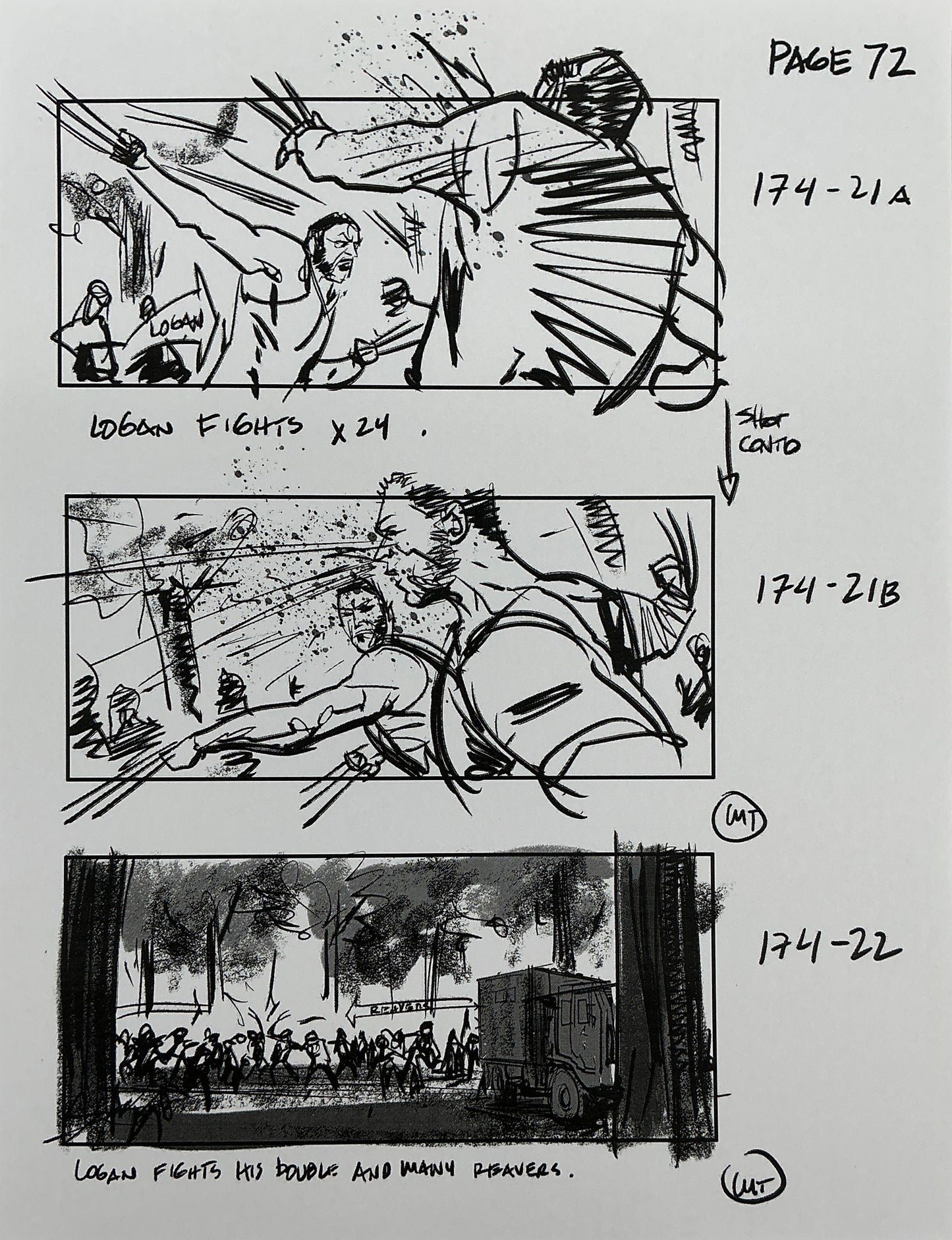 Storyboards Eden-Finale Scene 167 Logan (2017)