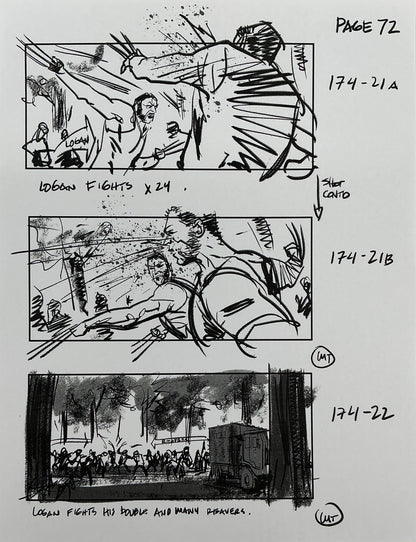 Storyboards Eden-Finale Scene 167 Logan (2017)