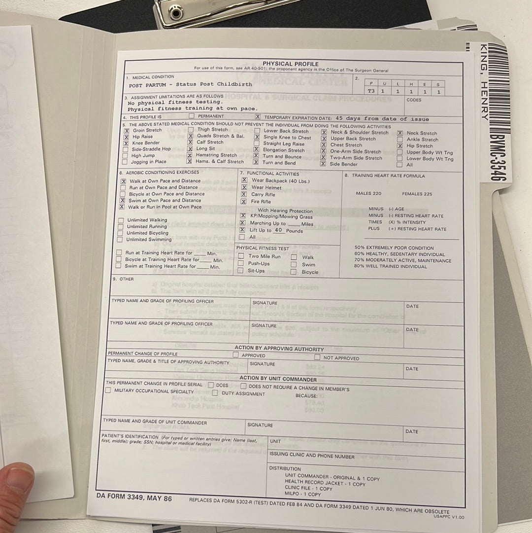 Henry King, Brainwave’s Medical File S1E2 Stargirl Movie Prop Atlanta Brick Co   