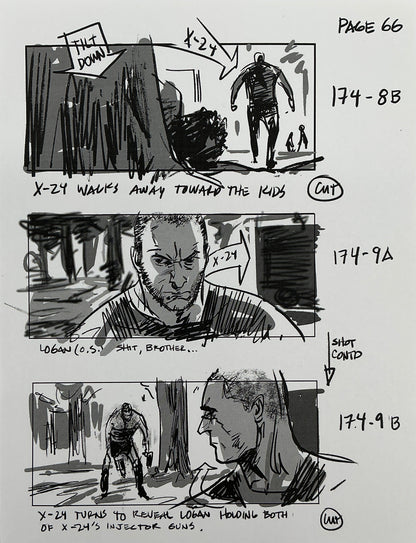 Storyboards Eden-Finale Scene 167 Logan (2017)