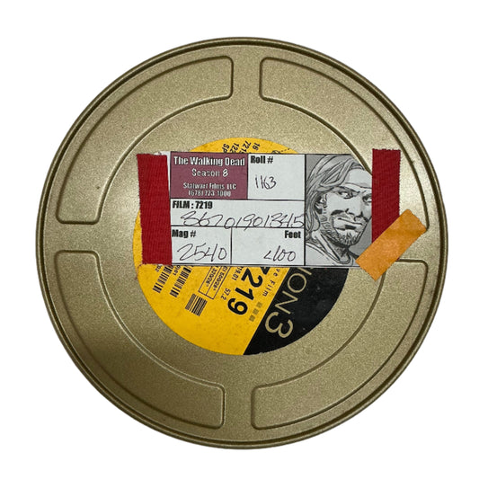 The Walking Dead Season 8 Film Reel Can Movie Prop Y'allywood Props