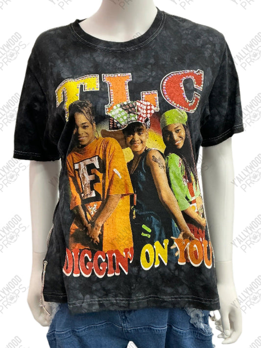 Malaika's TLC T-Shirt S1E4 The Other Black Girl (2023) Wearable Wardrobe Y'allywood Props