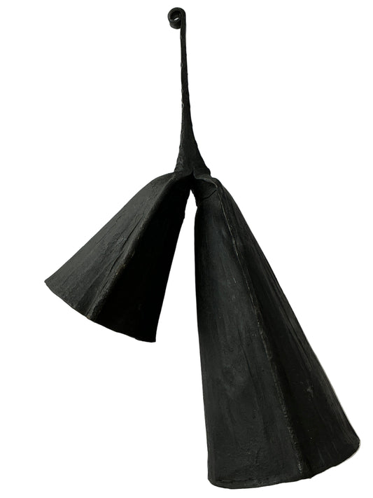 Antique Gankogui Double Bell Prop Killers of the Flower Moon (2023) Movie Prop Y'allywood Props