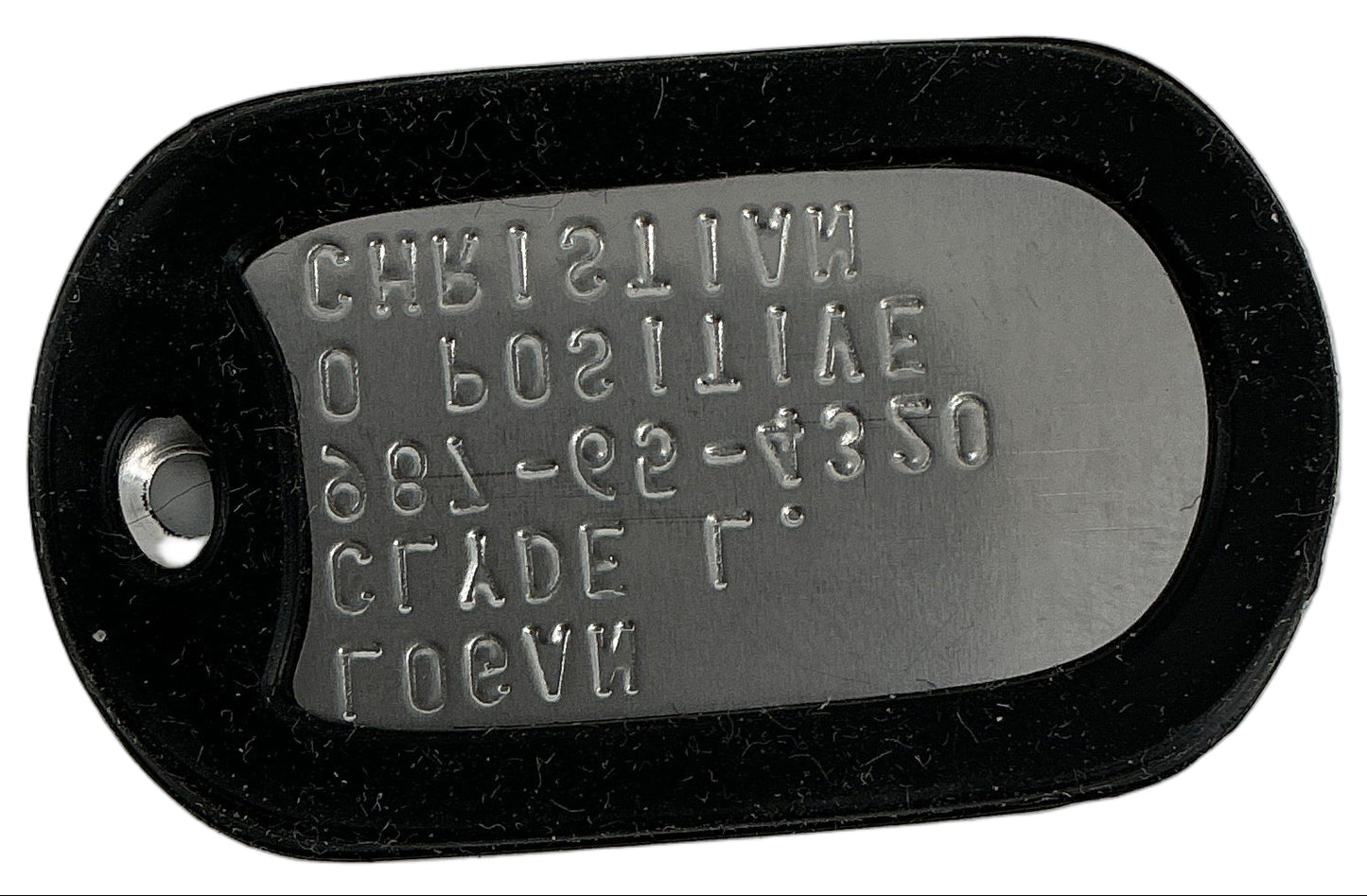 Adam Driver's Dog Tag Logan Lucky (2017) Movie Prop Y'allywood Props