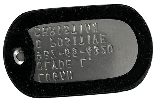 Adam Driver's Dog Tag Logan Lucky (2017) Movie Prop Y'allywood Props