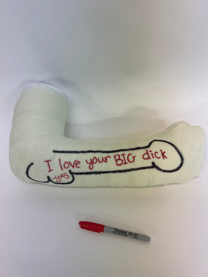 Demetri’s Cast S3E7 Cobra Kai Movie Prop Y'allywood Props Penis with words  