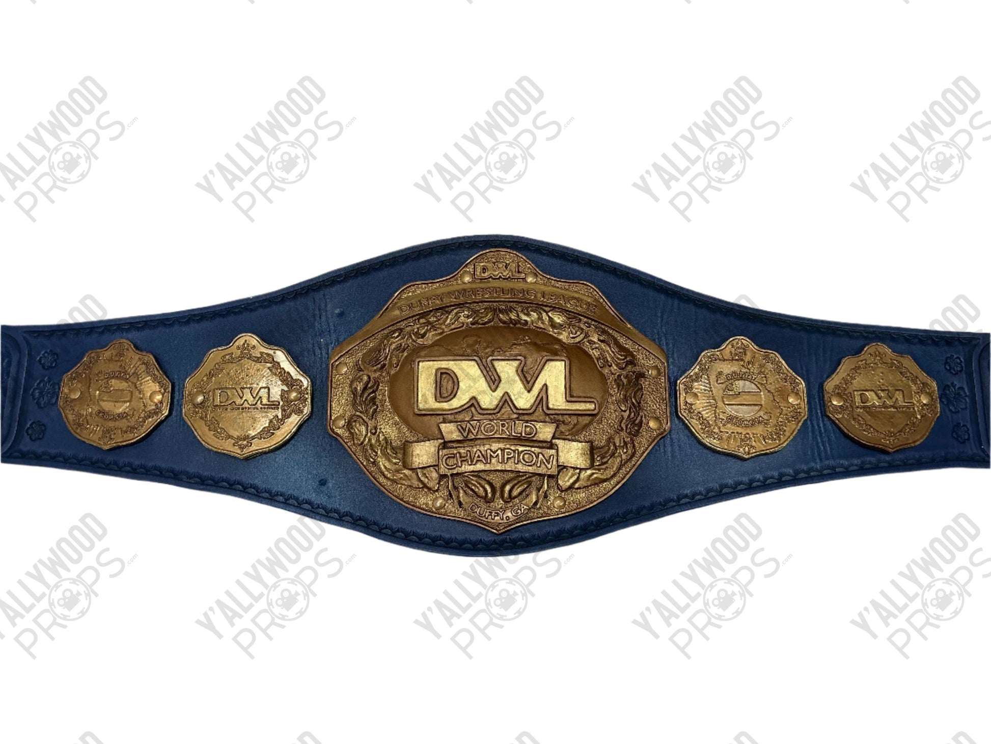 DWL World Champion Belt Heels (2021) Movie Prop Y'allywood Props