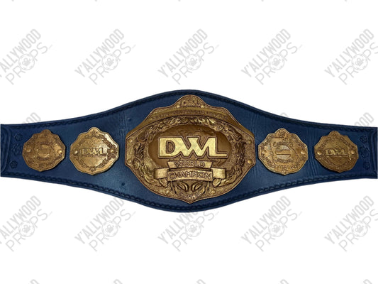 DWL World Champion Belt Heels (2021) Movie Prop Y'allywood Props