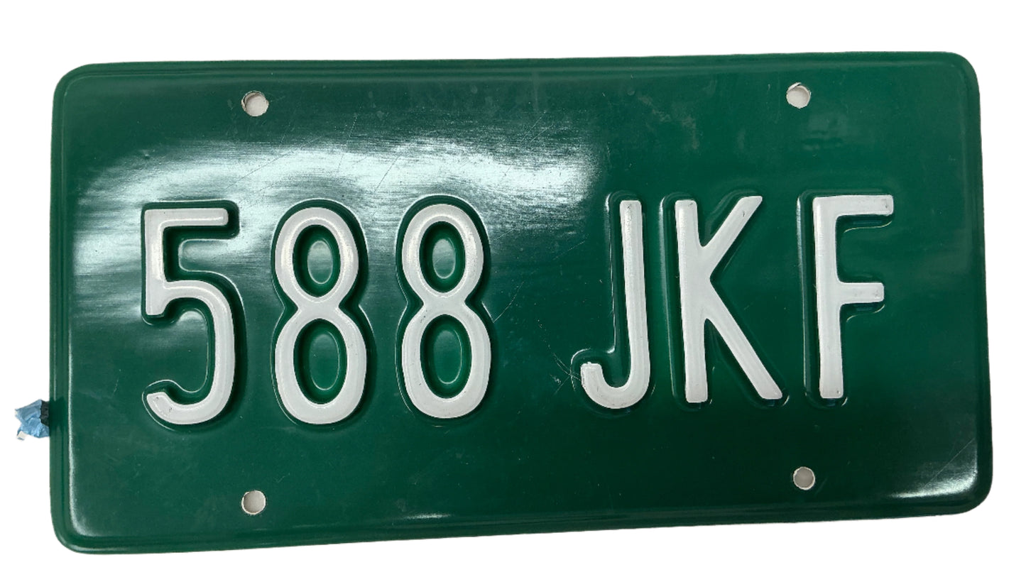 License Plates Franklin & Bash (TV Series 2011-2014) Y'allywood Props 588JKF Old Jeep