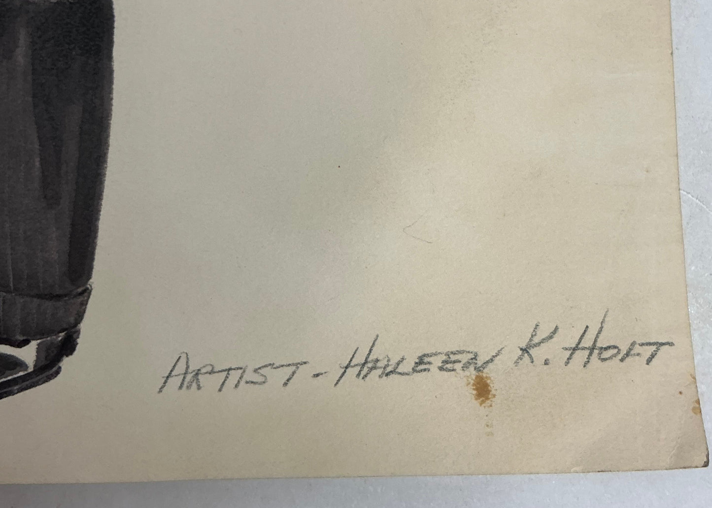 Haleen K. Holt Costume Sketch Eddie Murphy Harlem Nights (1989) Memorabilia Y'allywood Props