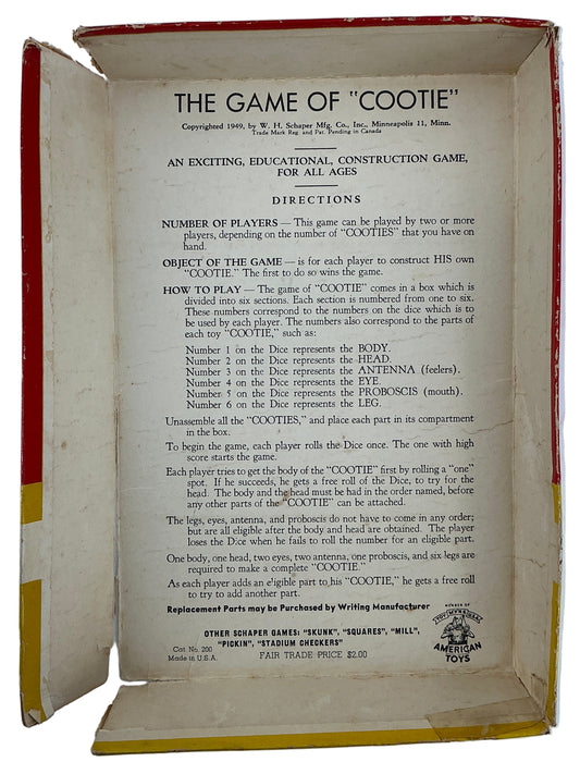 Cootie Game from Wheeler's Basement Stranger Things (2016-2025) Movie Prop Y'allywood Props