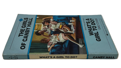 Books from Wheeler's Basement Stranger Things (2016-2025) Movie Prop Y'allywood Props The Girls of Canby Hall What's A Girl To Do by Emily Chase