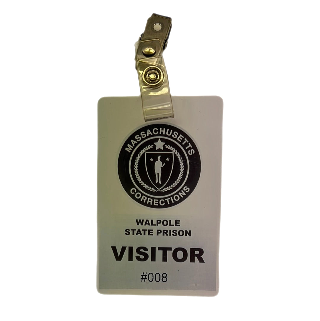 Visitor Badge Walpole State Prison Survivor’s Remorse Movie Prop Y'allywood Props   