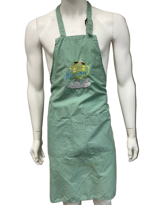 Last Stop 2 Blast Off Barista Apron Moonshot (2022) Wardrobe Y'allywood Props