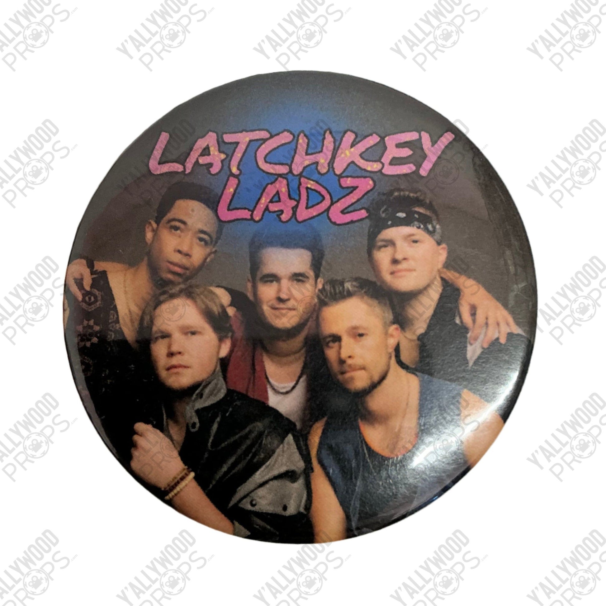 Cass' Latchkey Ladz buttons The Big Door Prize (2023-2024) Movie Prop Y'allywood Props 2" Pin 4