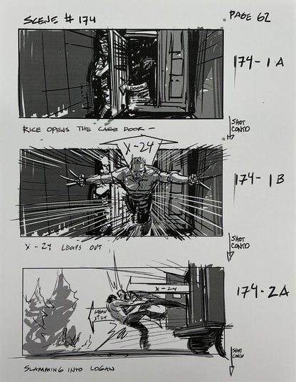 Storyboards Eden-Finale Scene 167 Logan (2017)