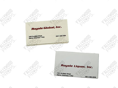 Barry Seal's Business Cards American Made (2017) Movie Prop Y'allywood Props