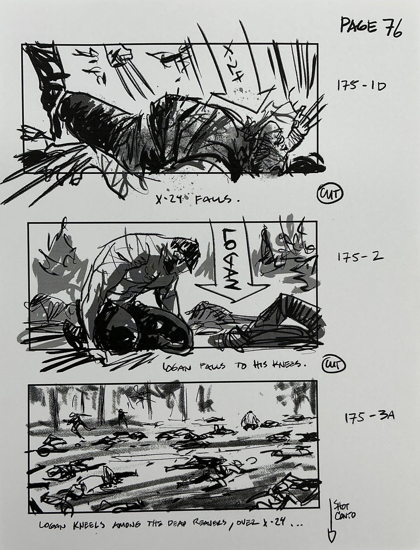 Storyboards Eden-Finale Scene 167 Logan (2017)