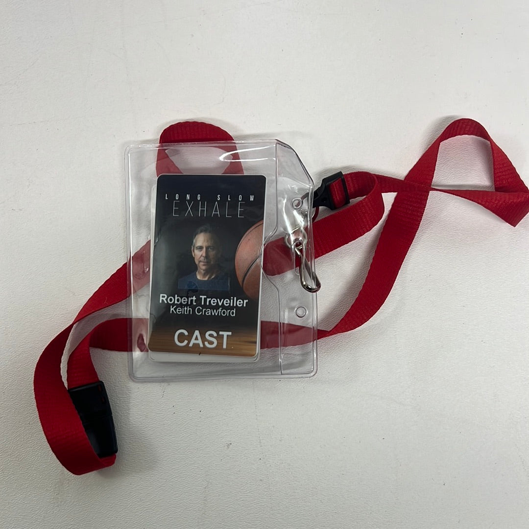 Long Slow Exhale Cast ID Badges Movie Prop Y'allywood Props Robert Treveiler  