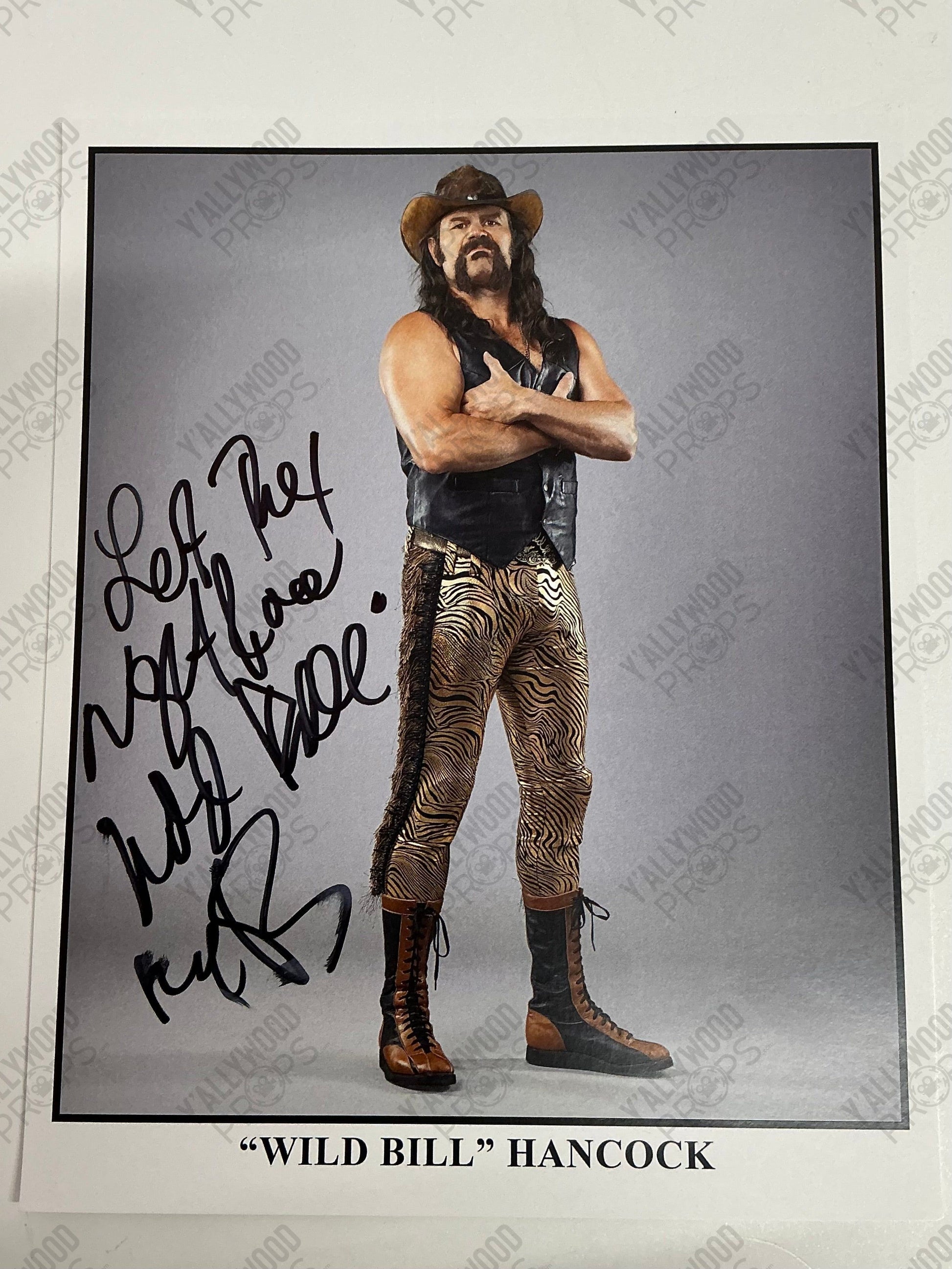 Wild Bill Autographed 8x10 S2E4 Heels (2021) Movie Prop Y'allywood Props A