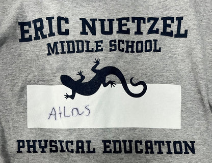 Middle School PE T-Shirts Me Apple TV Series (2024) Y'allywood Props YL Atlas