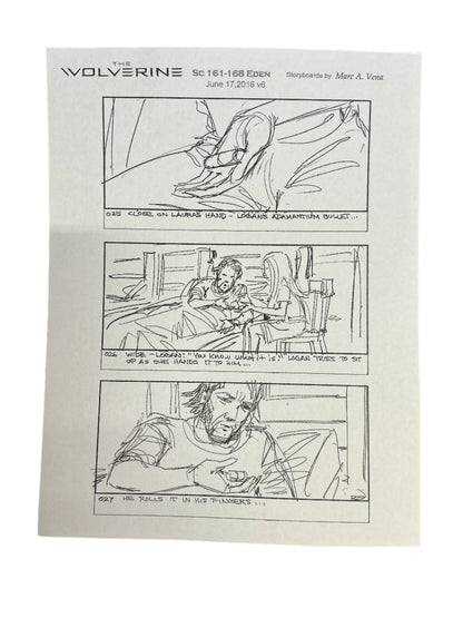 Storyboards Eden Scene 161-168 Logan (2017) Memorabilia Y'allywood Props Paper 21